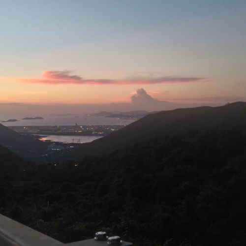 From the top of The Beast, looking back to Hong Kong International Airport.