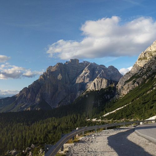 The view from Passo Valparola.